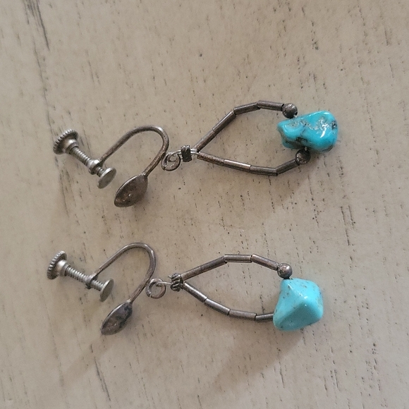 Jewelry Vintage Turquoise Clip On Earrings Poshmark